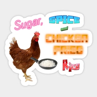 Chicken Fried Rice Meme Sticker